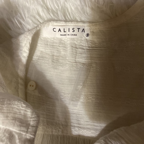 Calista white blouse - Picture 3 of 3